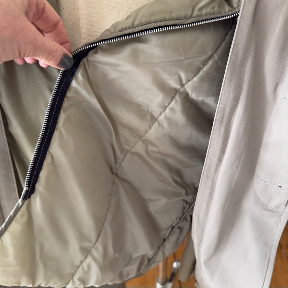 Men’s Vintage 90’s London Fog Insulated Trench Rain Coat - Picture 6 of 10